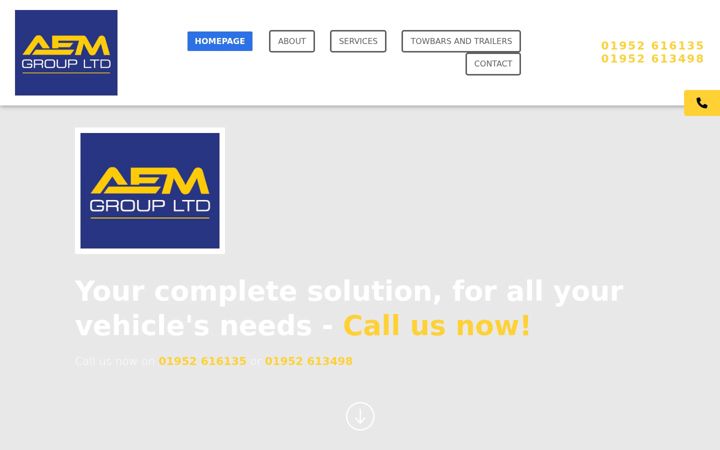 Екранна снимка на aemgrouptelford.co.uk