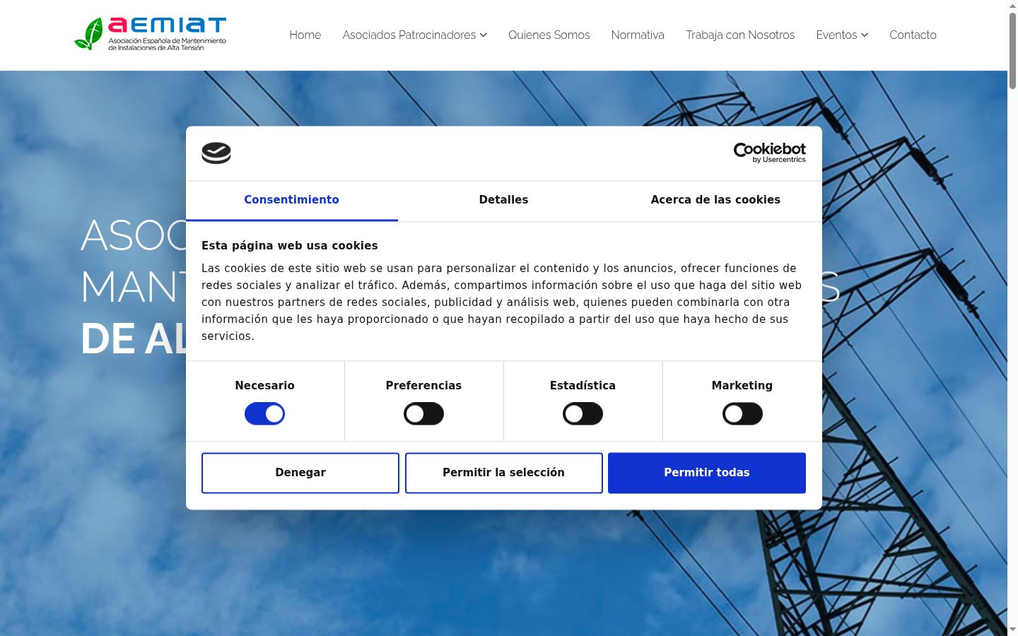 Sutikimo reklamjuostės, rodytos prieš bet kokią sąveiką, ekrano kopija