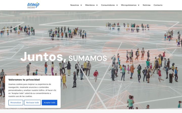 Screenshot of aemip.es