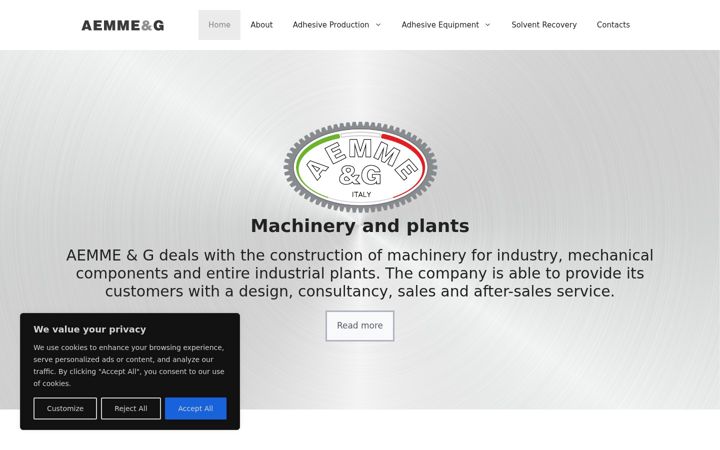 Screenshot of aemmeg.com
