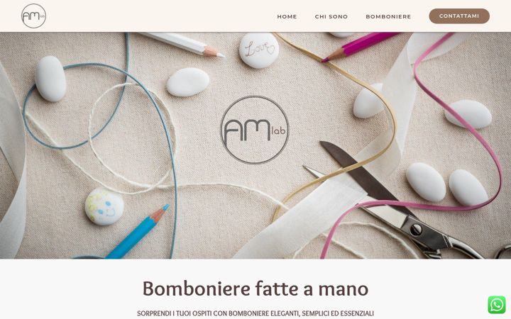 Screenshot of aemmelab.it