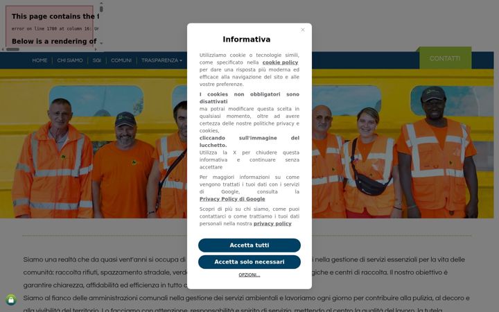 Screenshot of aemmelineaambiente.it