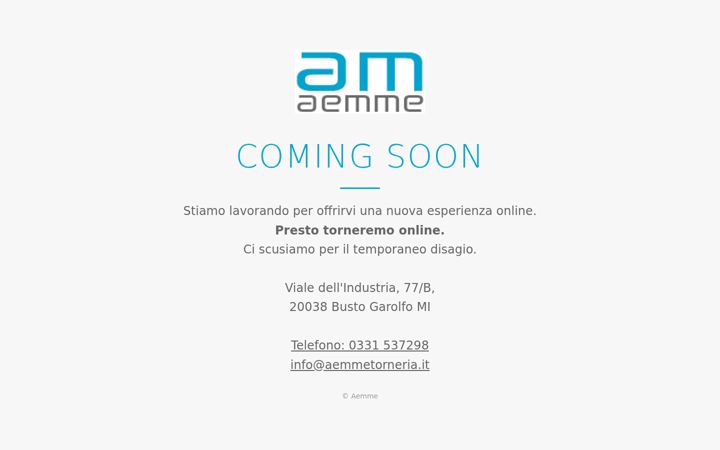 Screenshot of aemmetorneria.com