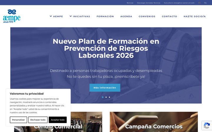 Screenshot of aempe.com