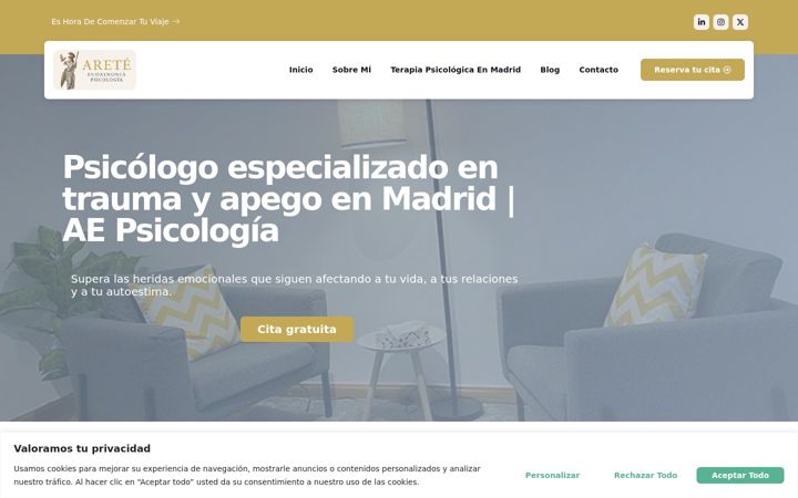 Screenshot of aempsicologia.es
