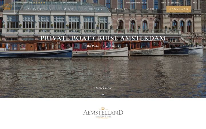 Screenshot of aemstelland.nl