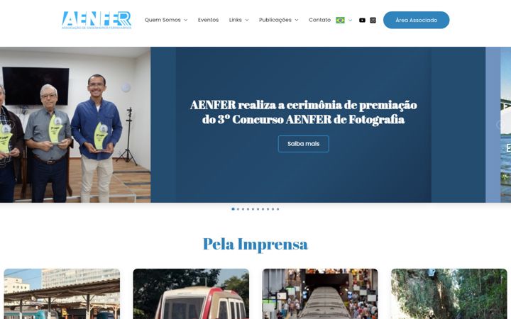 Screenshot of aenfer.com.br