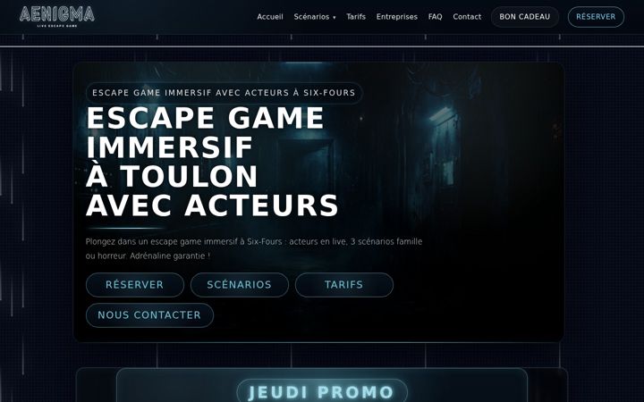 Screenshot von aenigma-live-escape-game.com