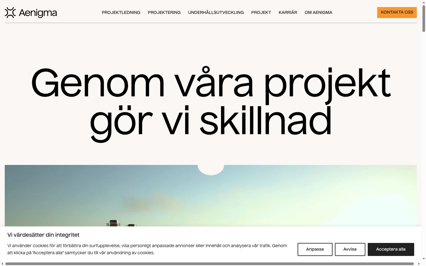 Screenshot tal-banner tal-kunsens muri qabel kwalunkwe interazzjoni