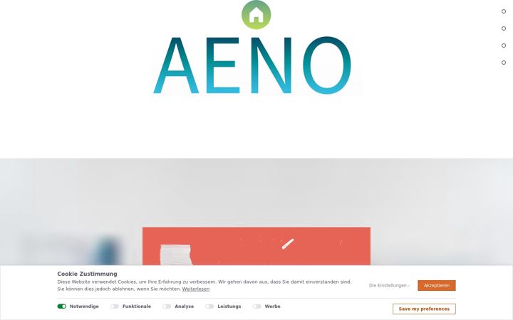 Screenshot of aeno1.de