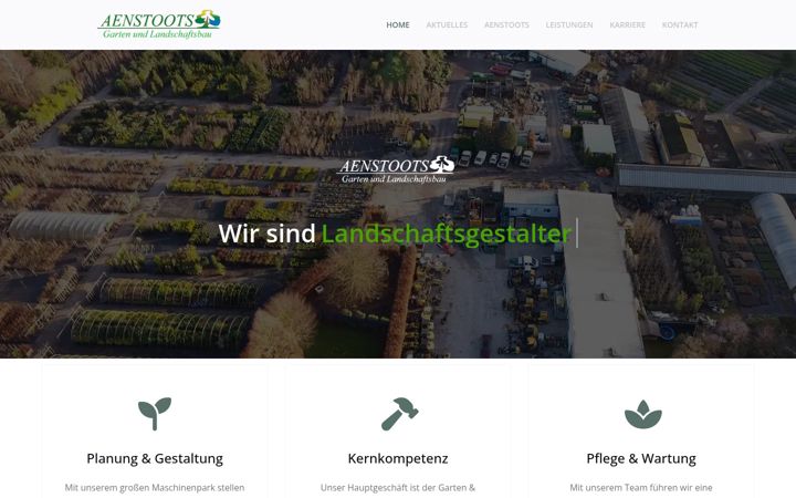 Screenshot of aenstoots.de