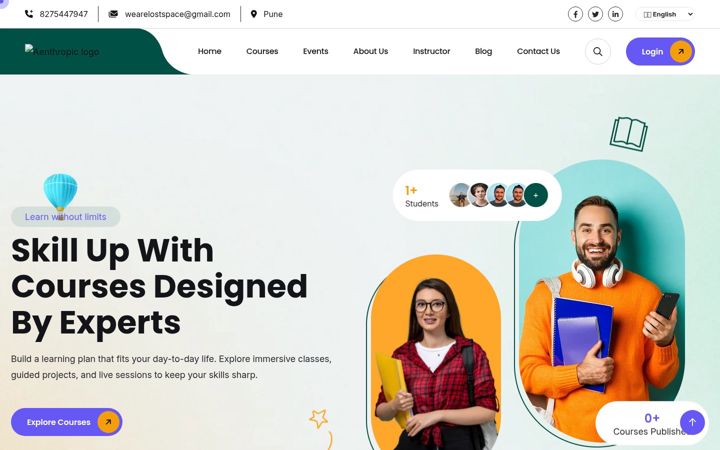 Zrzut ekranu aenthropic.com