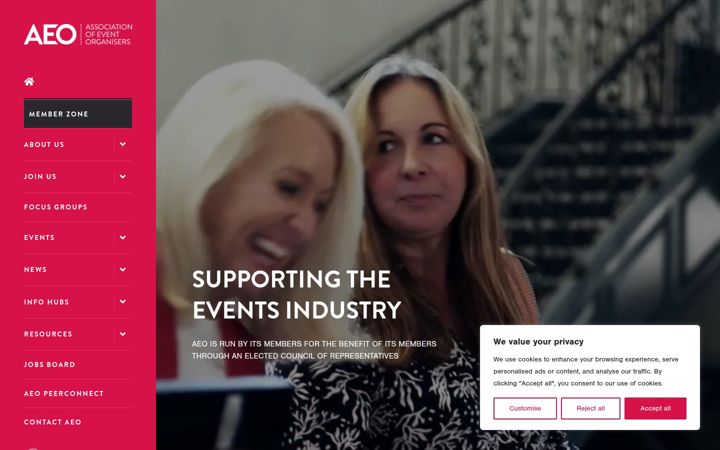 Képernyőkép: aeo.org.uk