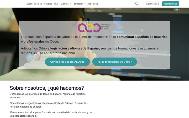 Screenshot of aeodoo.org