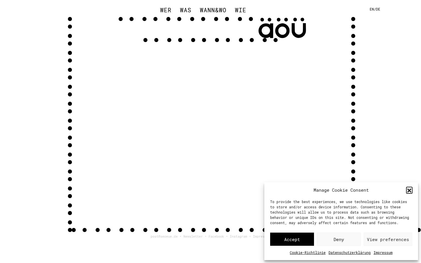 Capture d'écran de la bannière de consentement affichée avant toute interaction