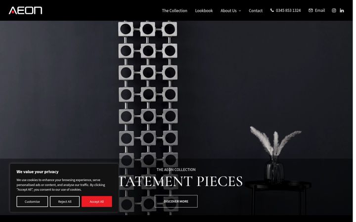 Zrzut ekranu aeon.uk.com