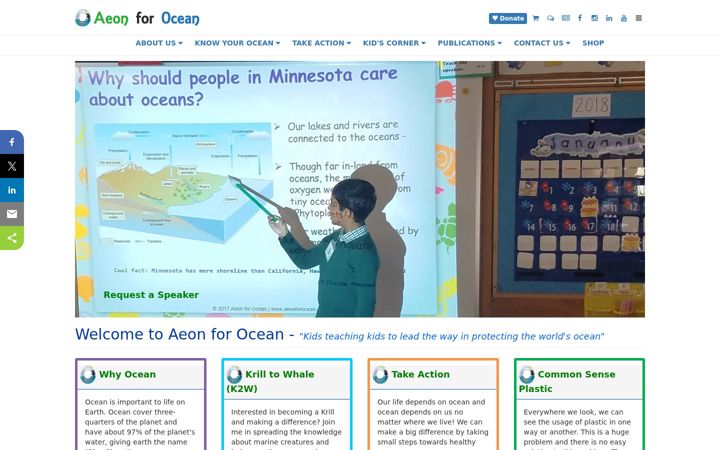 Képernyőkép: aeonforocean.org