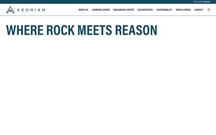 Snímek obrazovky aeonianresources.com