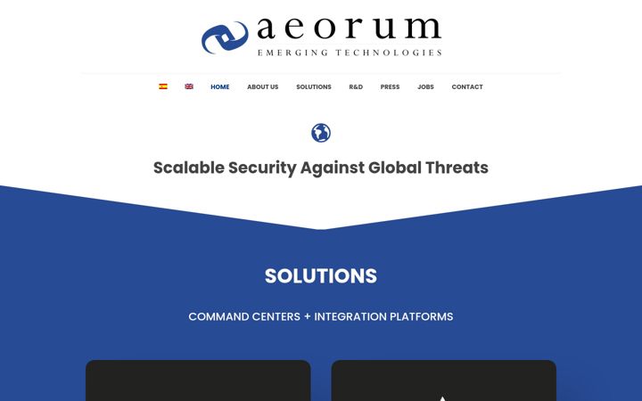 Captură de ecran a aeorum.com