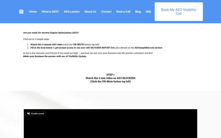 Snímek obrazovky aeosimplified.com