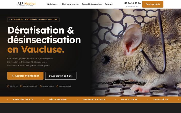 Screenshot of aep-habitat.fr