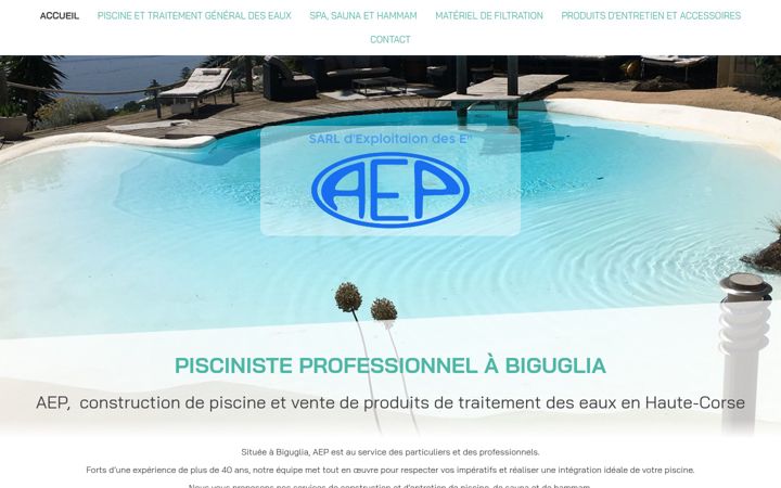 Screenshot of aep-piscine.fr