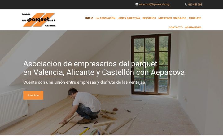 Screenshot of aepacova.es