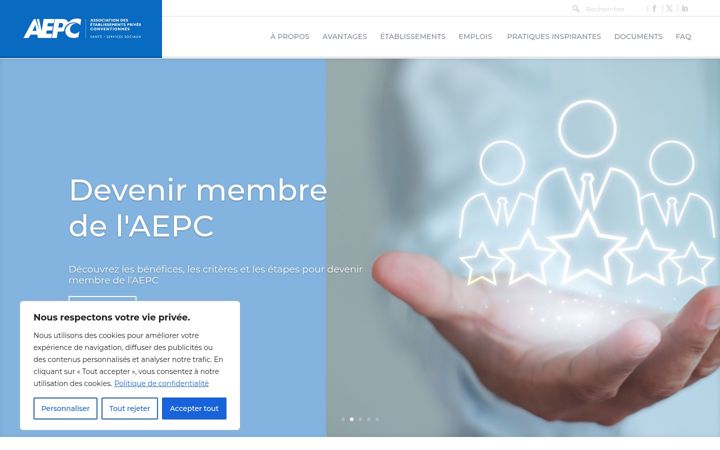 Screenshot of aepc.qc.ca