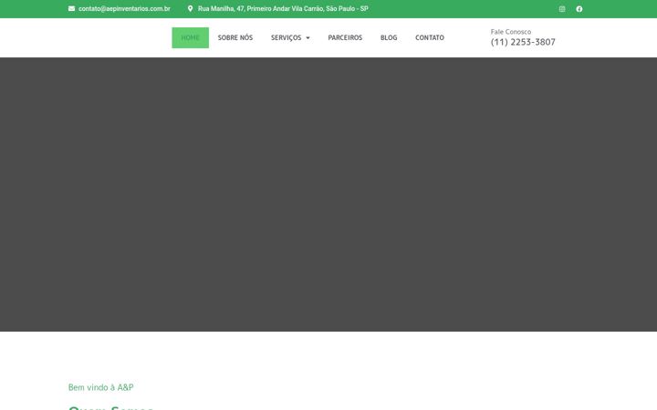 Screenshot of aepinventarios.com.br