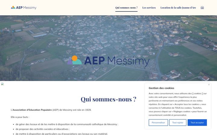 Screenshot of aepmessimy69.fr