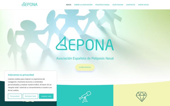 Екранна снимка на aepona.es