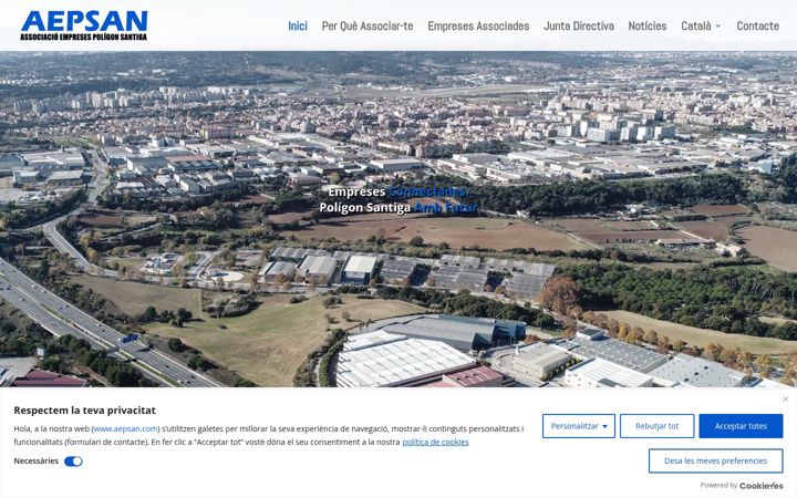 Screenshot of aepsan.com