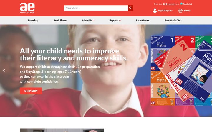 Screenshot of aepublications.co.uk