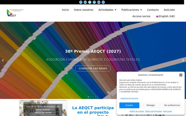 Kuvakaappaus sivustosta aeqct.org