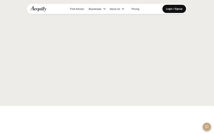 Screenshot of aequify.com