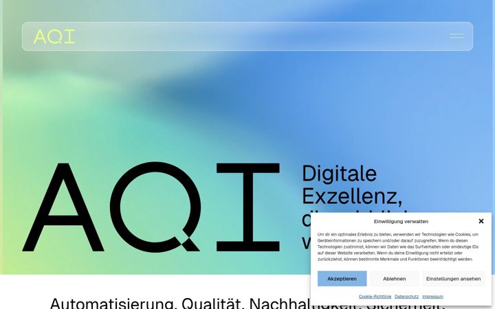 Screenshot of aequitas-integration.de