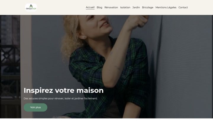 Screenshot of aequivox.fr