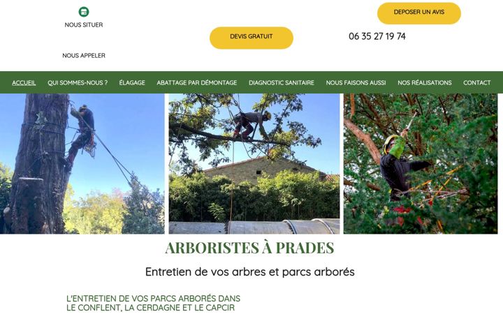 Screenshot of aer-elagage.fr
