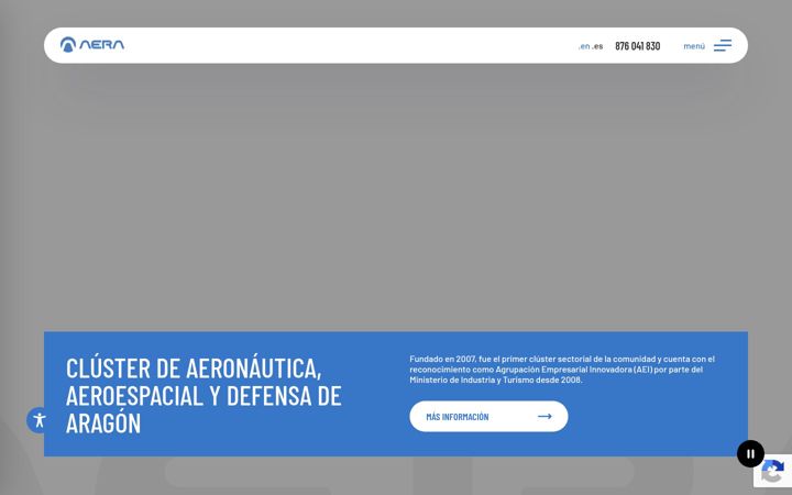 Screenshot of aeracluster.com