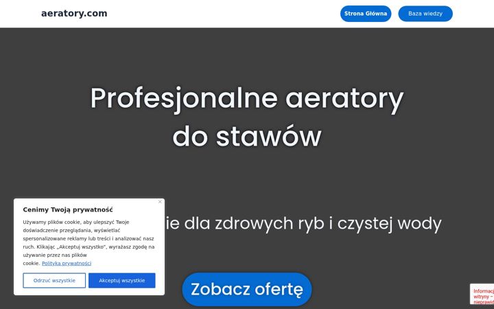 Screenshot of aeratory.com