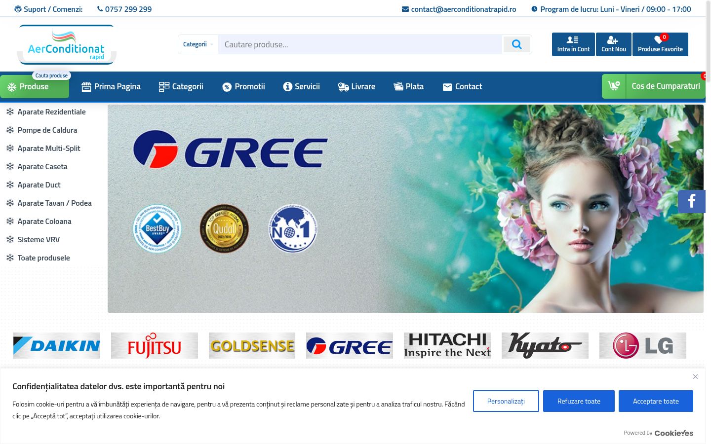 Screenshot tal-banner tal-kunsens muri qabel kwalunkwe interazzjoni