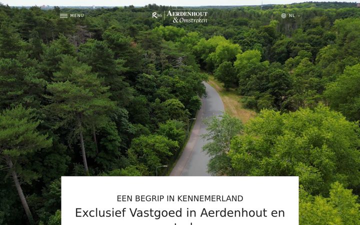 Screenshot of aerdenhoutenomstreken.nl