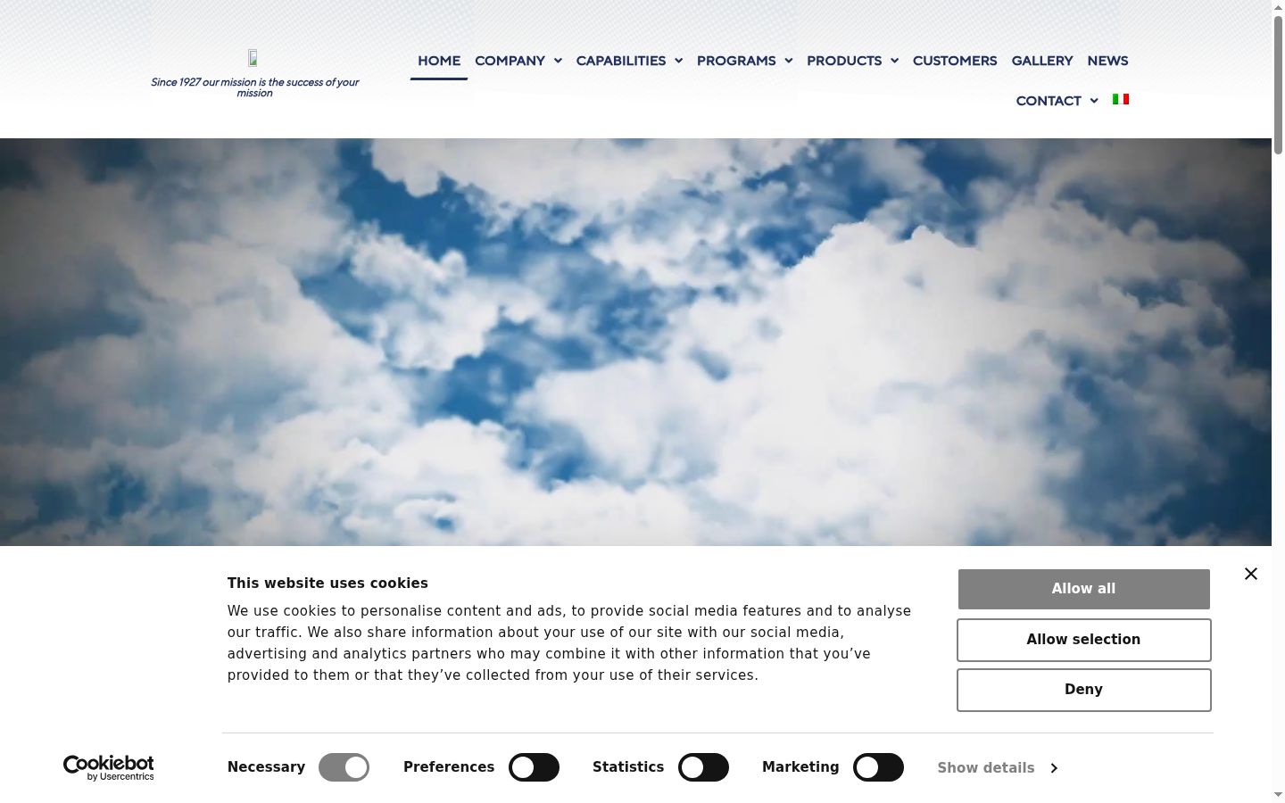 Screenshot des Einwilligungsbanners vor jeglicher Interaktion