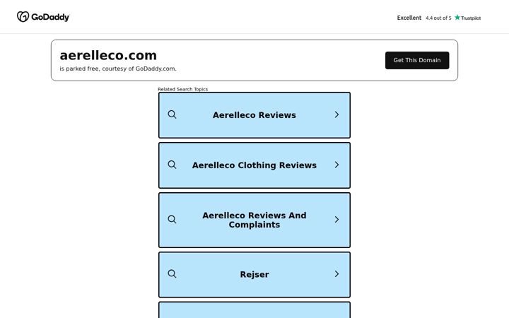 Screenshot von aerelleco.com