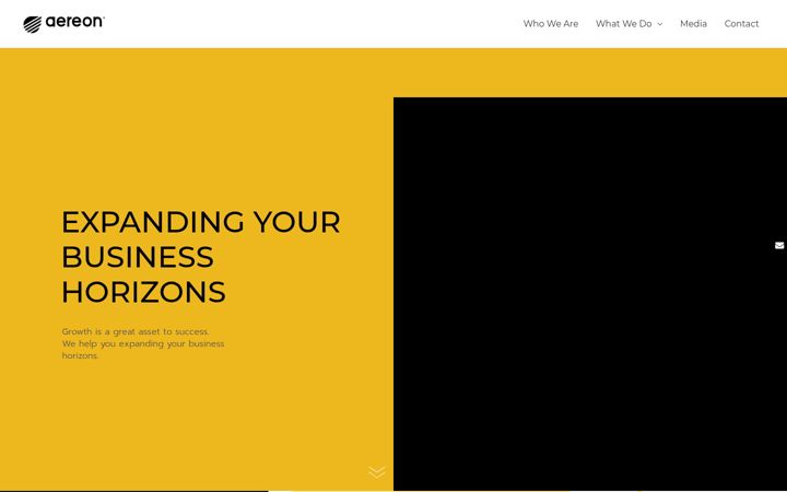 Screenshot of aereonconsulting.com