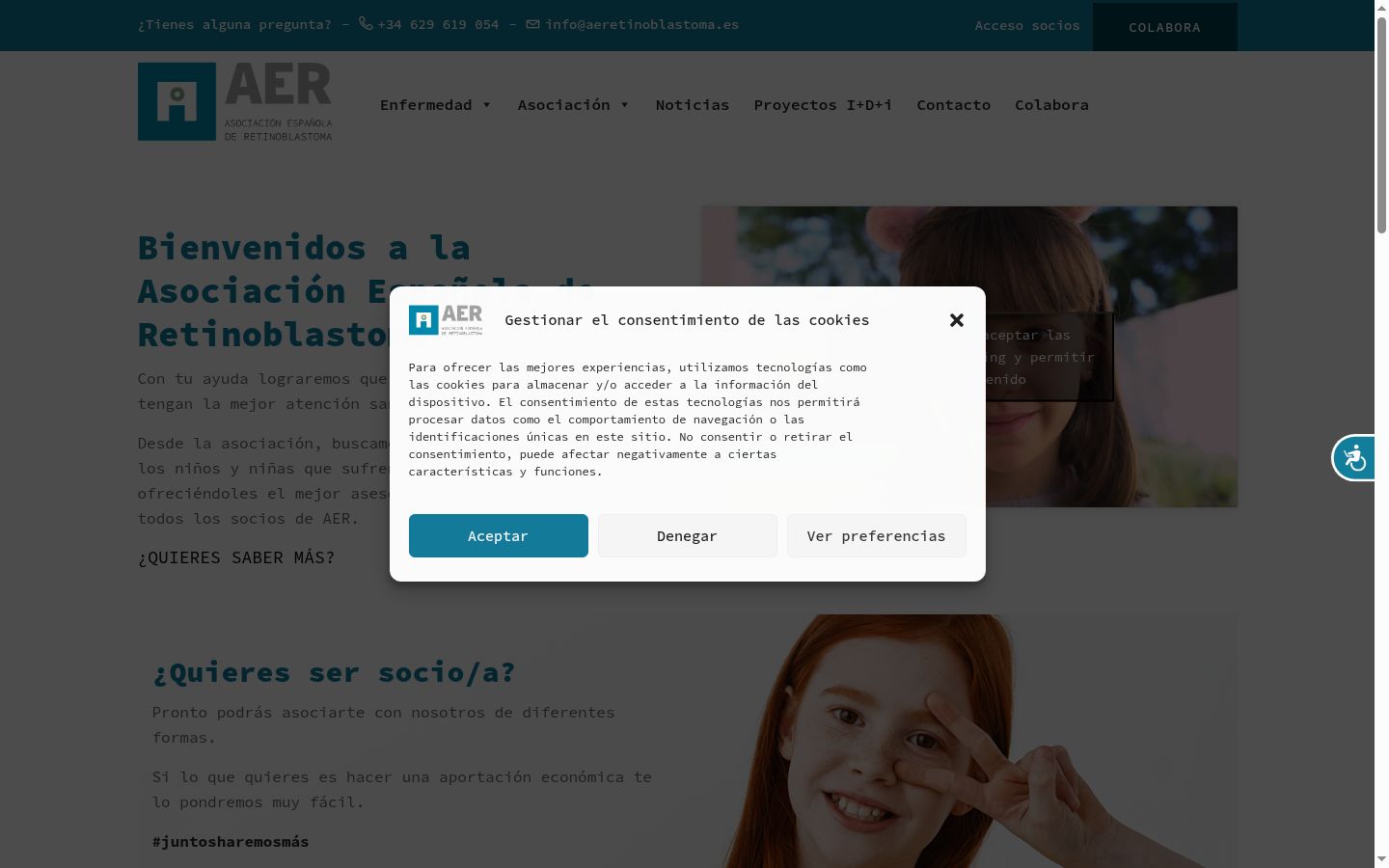 Screenshot tal-banner tal-kunsens muri qabel kwalunkwe interazzjoni