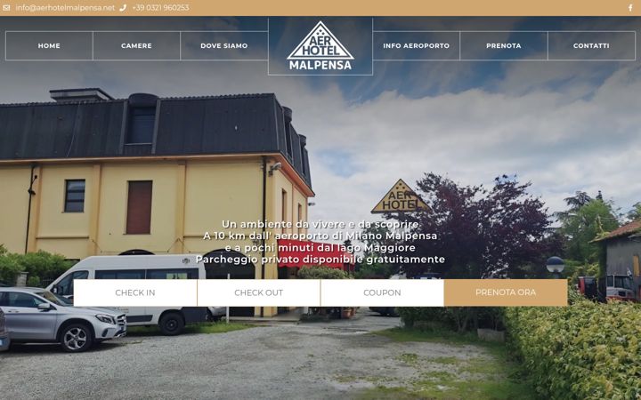 Screenshot of aerhotelmalpensa.it