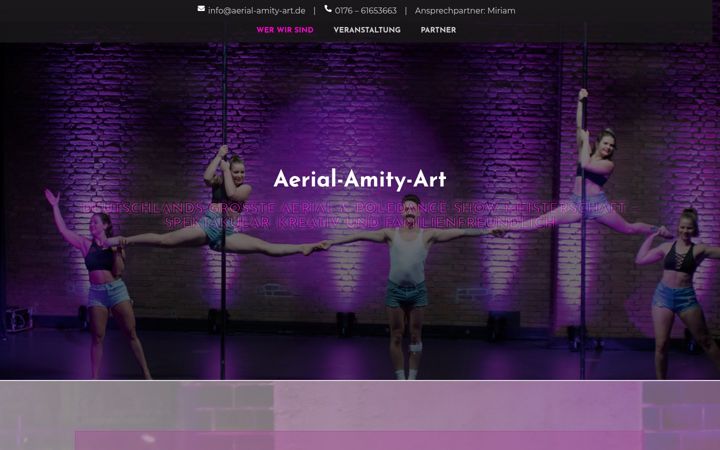 Snímek obrazovky aerial-amity-art.de