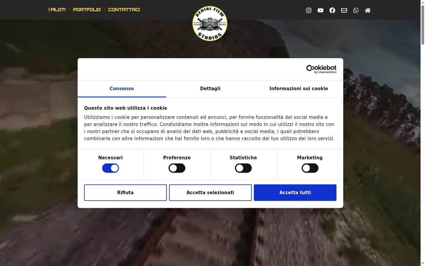 Zrzut ekranu banera zgody wyświetlanego przed jakąkolwiek interakcją