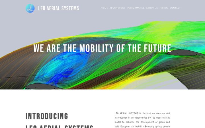 Screenshot von aerialsystems.eu
